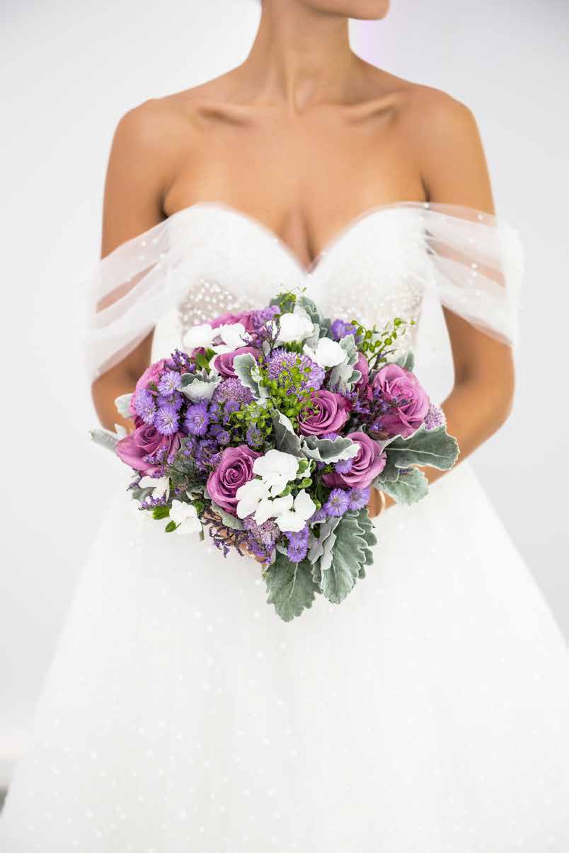 lavender flower bridal bouquet Lovely Lavender Ready Made Wedding Bouquets – 48LongStems.com