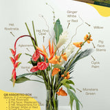 Tulum Yellow Flower Tropical DIY Bouquet Kit