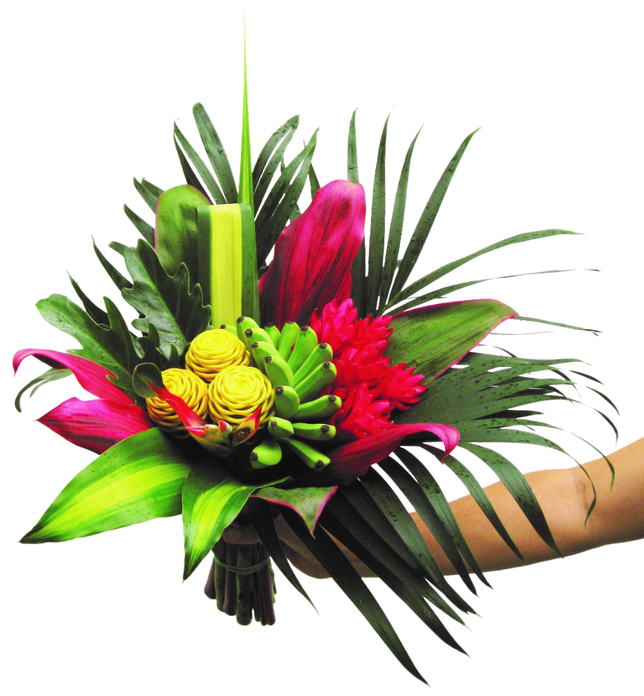 Large Foulard Banana Shampoo Tropical Centerpieces - 48LongStems.com