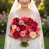 Lady In Red Ready Made Wedding Bouquet