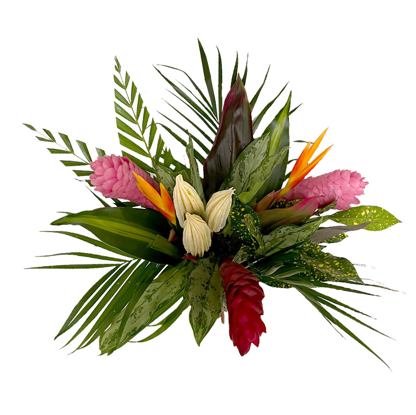 Medium Miracle Yellow Tropical Centerpieces - 48LongStems.com