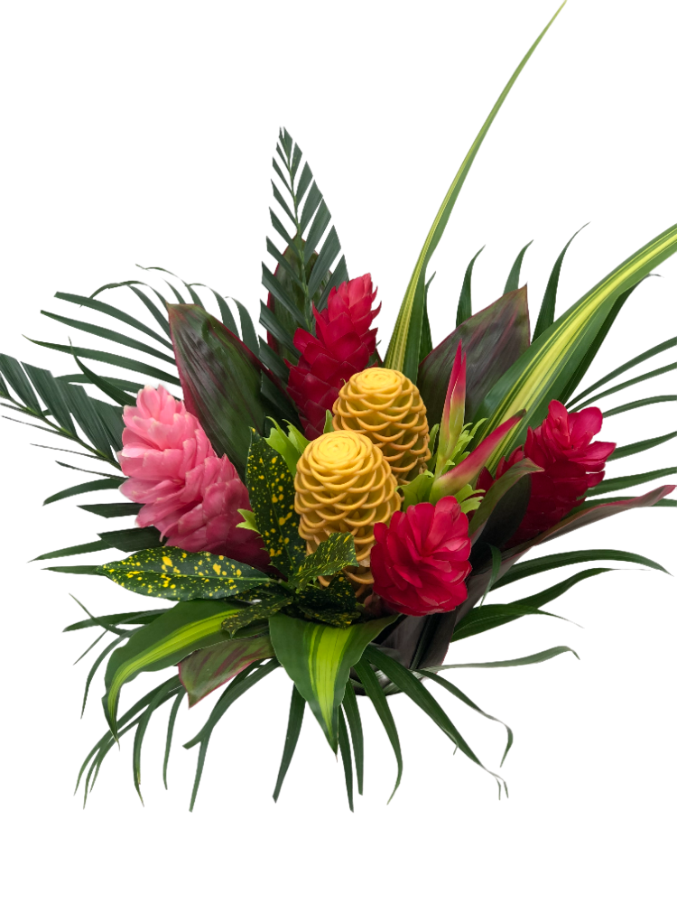 Large Rond Shampoo Tropical Centerpieces - 48LongStems.com