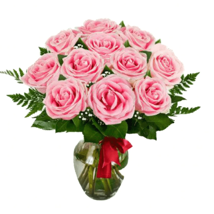 Pink Rose Bouquet - 48LongStems.com