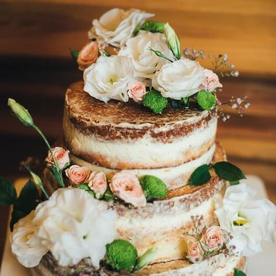 Beautiful Floral Wedding Cake - 48LongStems.com