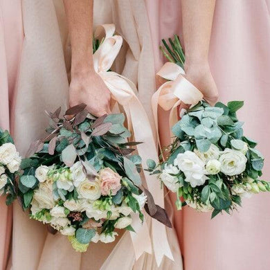 Blush Bridesmaids Bouquets - 48LongStems.com