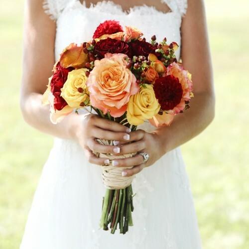 Charming Fall Wedding Bouquet - 48LongStems.com