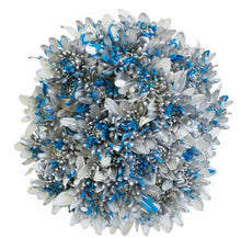 Load image into Gallery viewer, Marshmallow Cupcake Blue Mum Bouquets - 48LongStems.com
