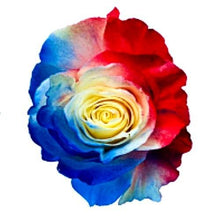 Load image into Gallery viewer, Patriotic Red, White and Blue Painted Roses - 48LongStems.com
