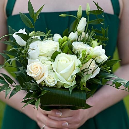 White Wedding Bouquet - 48LongStems.com